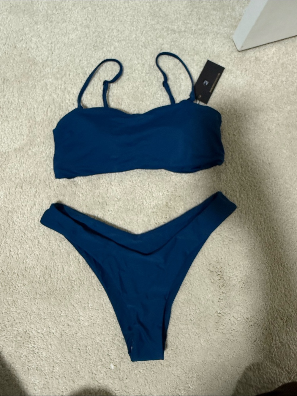 Women’s Deep Teal Bikini Set - Stylish Two-Piece Swimwear
